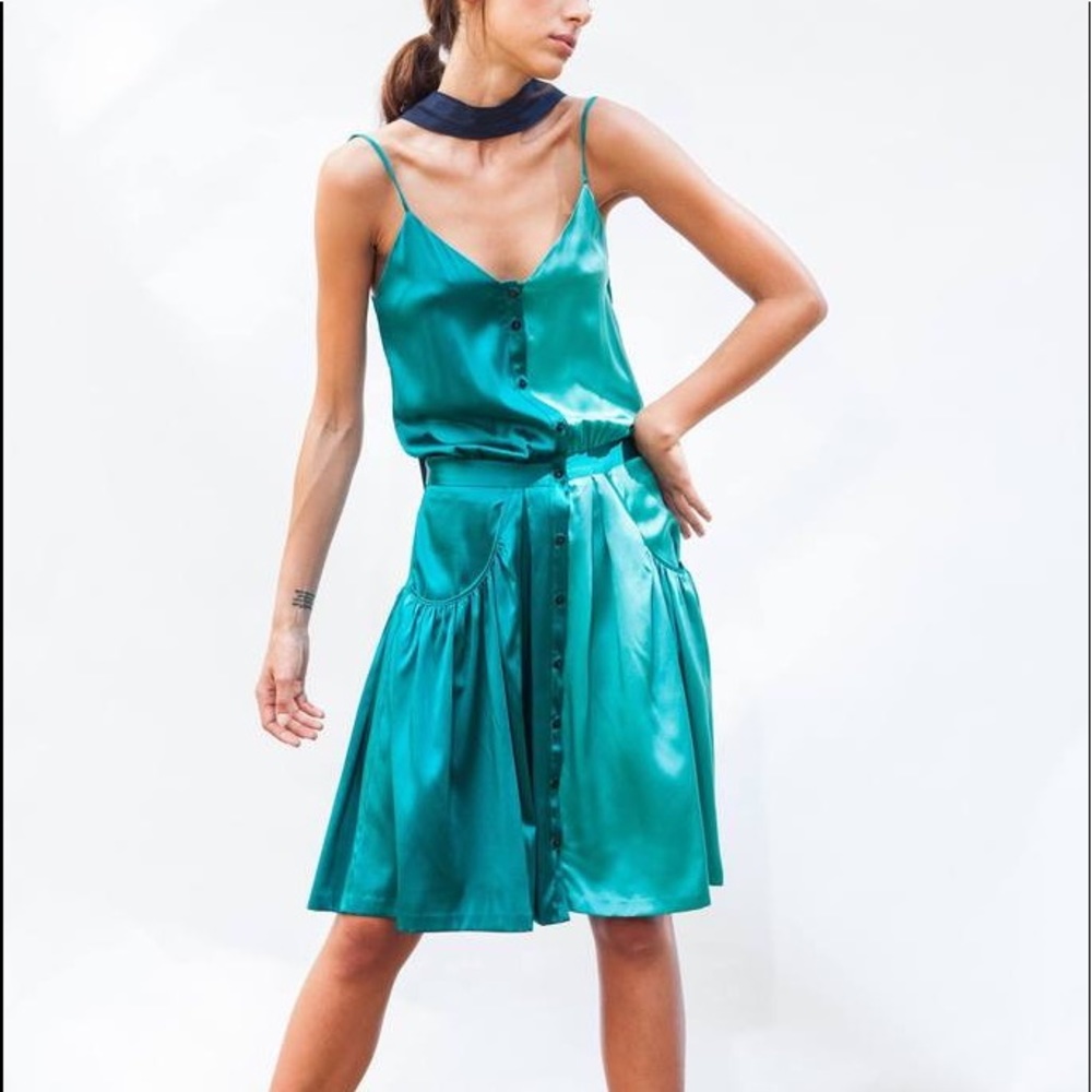 Katharine Kidd Carolina Green Dress